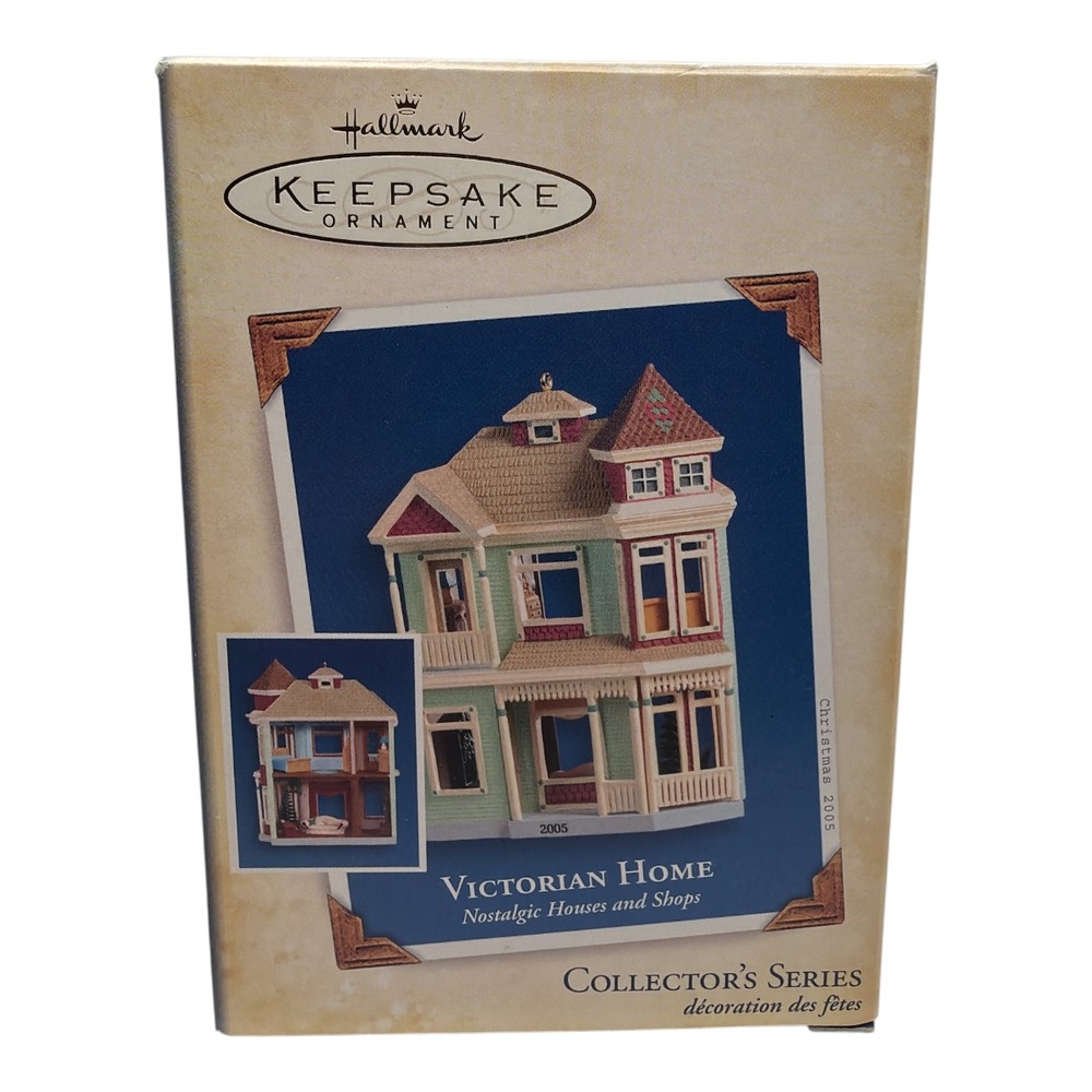 Hallmark Ornament 2005 Victorian Home #22 Nostalgic Houses And Shops EUC
